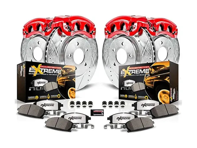 Power Stop 12-19 Chevrolet Silverado 3500 HD Z23 Evolution Kit w/ Calipers - Front and Rear