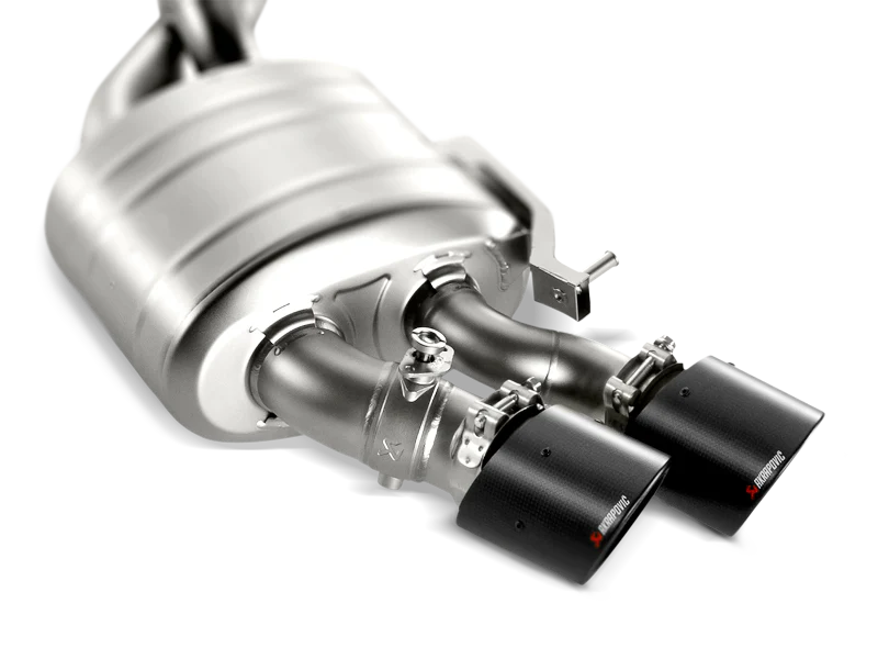 Remus 2015 Ford Mustang 2.3L Ecoboost Axle Back Exhaust w/Front Section/Chrome Tail Pipe Set