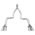AWE Tuning 2015+ Dodge Challenger 6.4L/6.2L SC Track Edition Exhaust - Quad Chrome Silver Tips
