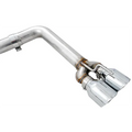AWE Tuning 2015+ Dodge Challenger 6.4L/6.2L SC Track Edition Exhaust - Quad Chrome Silver Tips