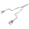 AWE Tuning 2015+ Dodge Challenger 6.4L/6.2L SC Track Edition Exhaust - Quad Chrome Silver Tips