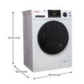 LARGE SUPER COMBO WASHERDRYER 15LBS BLACK