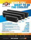 CSF 12-16 BMW M5 (F10) / 12-18 BMW M6 (F06/F12/F13) Twin Charge-Air-Cooler Set - Crinkle Blue