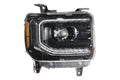 1418 SIERRA XB LED HEADLIGHT ASSEMBLIES BLACK