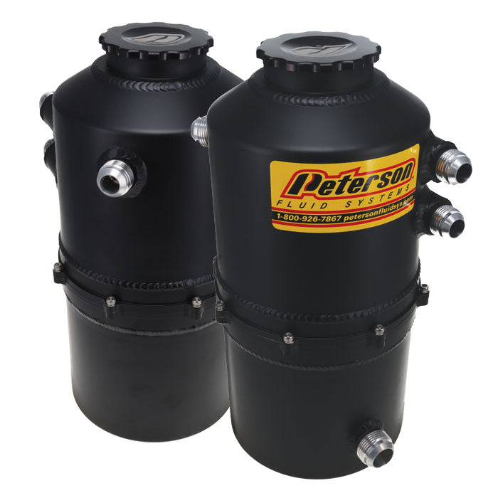 Oil Tank 2.3 Gallon Dual Scavenge Black