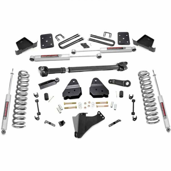 1x 5068.1 1x 7675 1x 155030 1x 1550BOX2 1x 1550BOX1 1x 9296 6 Inch Lift Kit OVLDS D S Ford Super Duty 4WD (2017-2022)