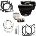 S&S Cycle 2017+ M8 Models 4.250in Bore 4.500in Stroke Cylinder Kit - Wrinkle Black w/o Highlight