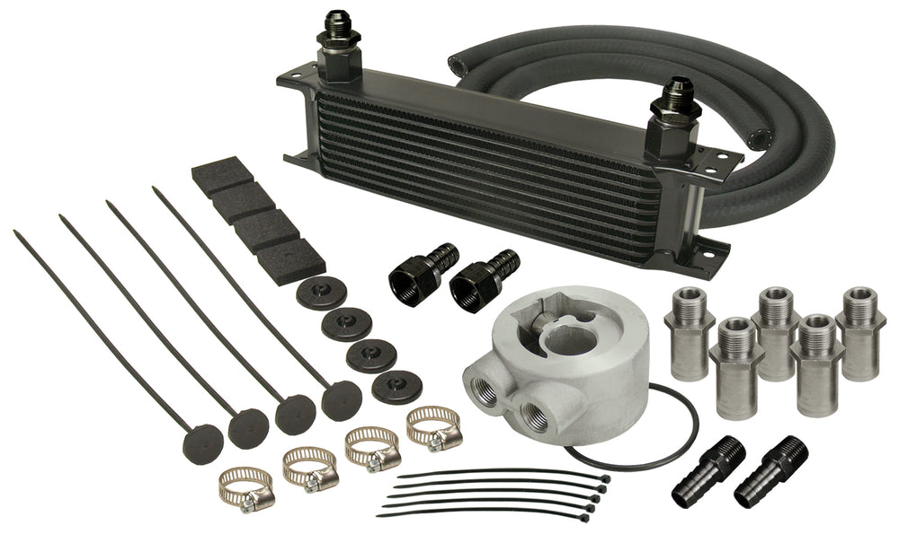 ~(7.5 lbs. 18X12X3)~ Stacked Plate Engine Cooler Kit w/Sandwich Adapter