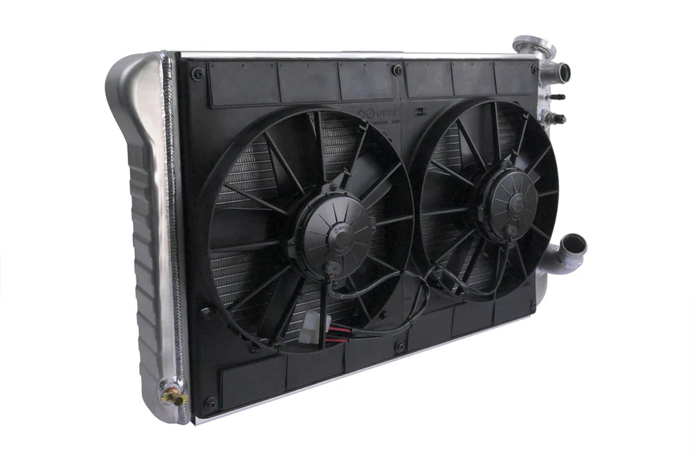 6365 CORVETTE MOD. CF LS RADIATOR COMBO DUAL 11IN FANS