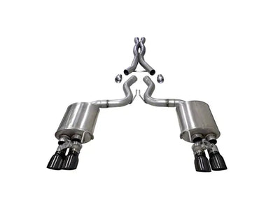 3.0 Cat-Back Split Side Exit with Twin 4.0 Black Pro-Series Tips