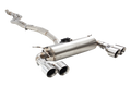 1622 BMW F87 M2 2.5IN VAREX VALVED CAT BACK EXHAUST 3IN SINGLE 4IN TIPS 304S