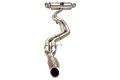 1622 BMW F87 M2 2.5IN VAREX VALVED CAT BACK EXHAUST 3IN SINGLE 4IN TIPS 304S