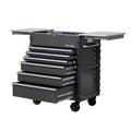 ALUMINUM PRO MECHANICS CART W/TITANIUM ALUMINUM DRAWER PULLSMETALLIC GRAY