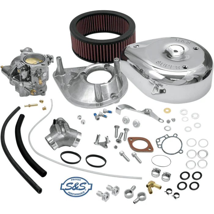 S&S Cycle 99-05 BT .585in RW Conical Steel/w/o Compression Release Head Kit - Silver