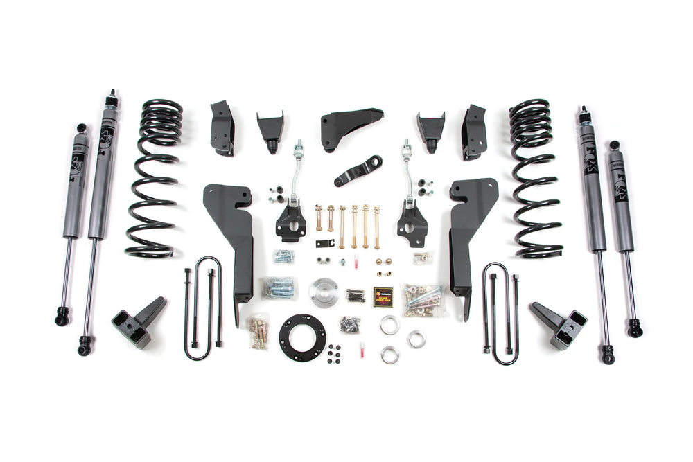 2008 DODGE 2500 8IN SUSP LIFT KIT W/3.5IN AXLEDSLFRT COILS RR BLOCKSFOX SHKS