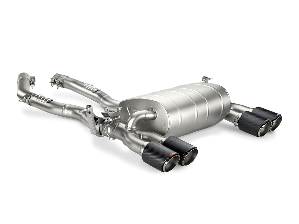 Akrapovic Replacement Carbon Fiber Tail Pipe - Left Set (for S-BM/T/12)
