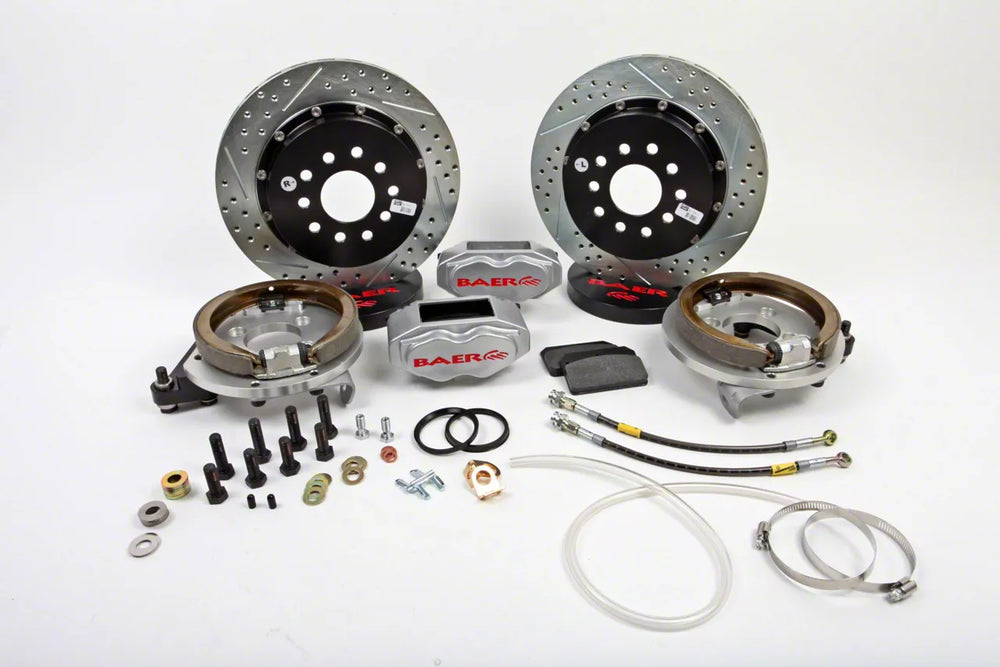 13" SS4+ Brake Sys RR Slvr 94-04 Mstng