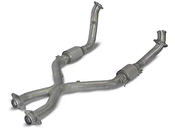 SLP 1999-2004 Ford Mustang 4.6L Full Assembly PowerFlo-X Crossover Pipe w/ Cats