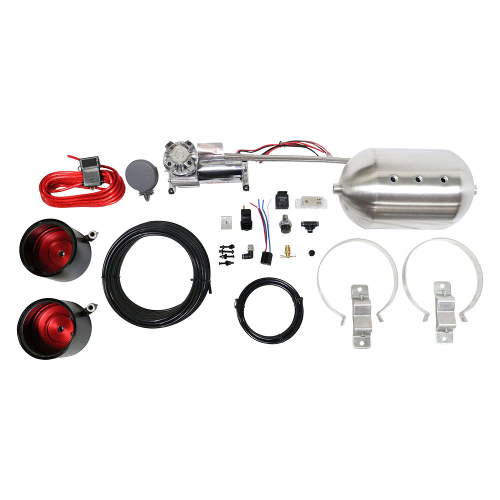 RS Coilovers w Front Air Cups Silver Control System #D-KI-10-VACF-20 D2-ACK01