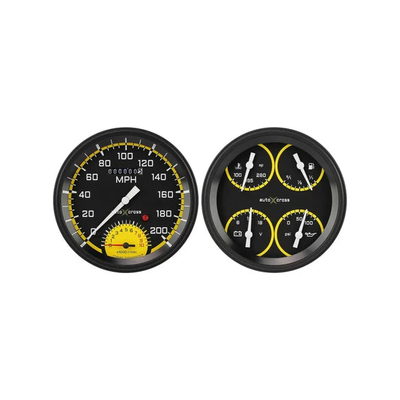AUTO CROSS YEL 5IN SPEEDTACH & QUAD