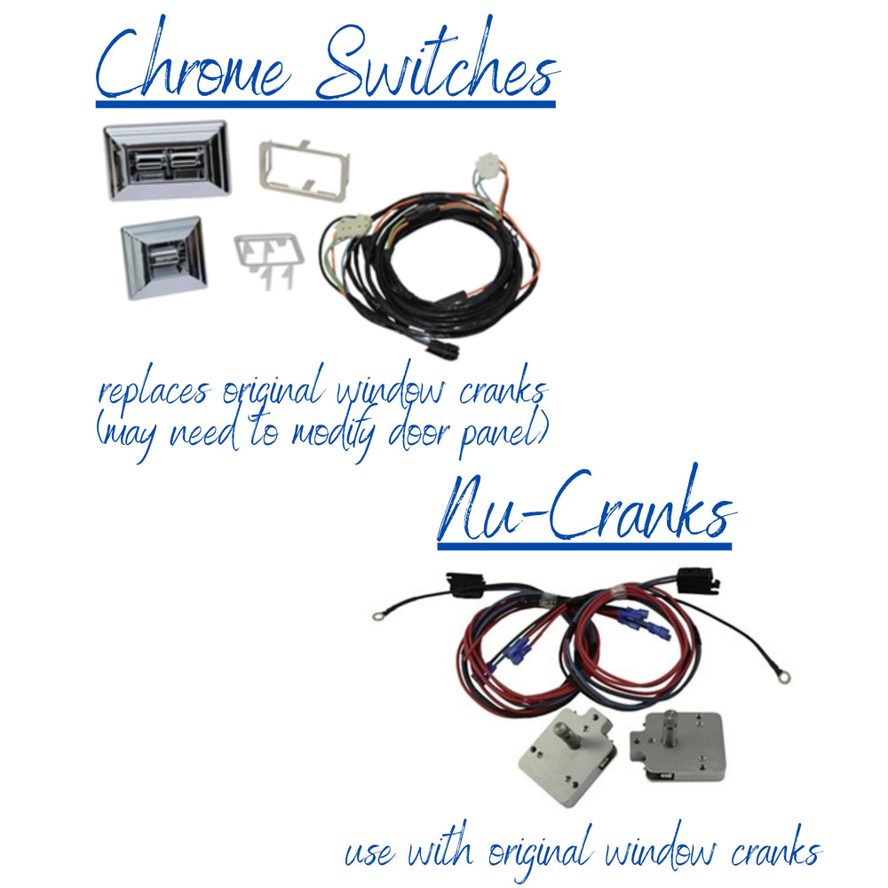 55-59 CHVY POWER 1 PIECE WINDOW KIT