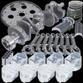 Eagle Chevy 350 1Pc 3.480in Crank 5.700in I-Beam Rods 4.060in Pistons 168 Tooth FP Balanced Assembly