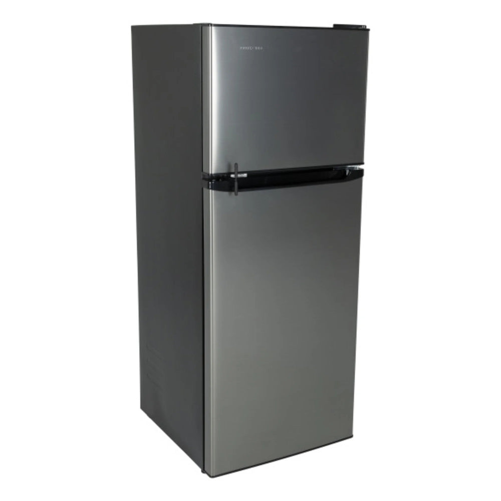 EVERCHILL 10.7 CU FT 12V REFRIGERATOR /DARKER SS WITH TRAVEL LOCK RHH