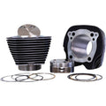 S&S Cycle 2017+ M8 Models 4.320in Bore 4.625in Stroke Cylinder Kit - Wrinkle Black w/ Highlight