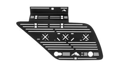 The Princeton (2003-2009 4Runner)Roof Rack Half Height (Single Row Light Bar) Black Textured Powder Coat