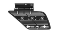 The Princeton (2003-2009 4Runner)Roof Rack Half Height (Single Row Light Bar) Black Textured Powder Coat