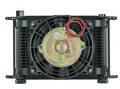 ENGINE OIL COOLER 11 X 71/2 X 11/2 21 ROW 7/814 UNF 6.5IN FAN AND TEMP SWITCH