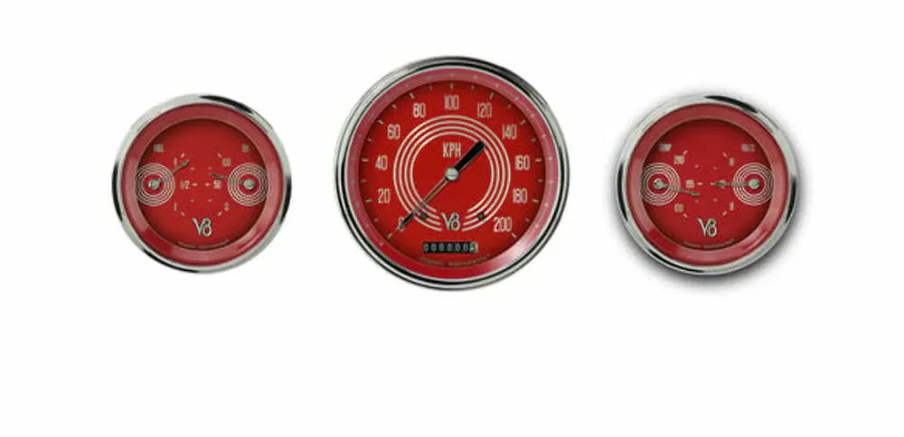 V8 RED STEELIE 5IN SPEEDO/ 2-3INDUA