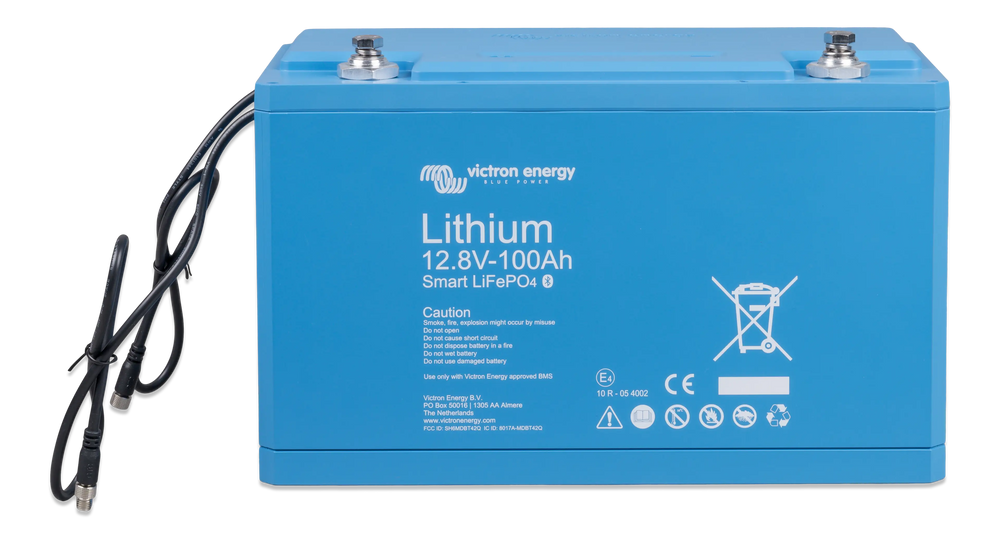 LIFEPO4 BATTERY 12 8V/100AH - SMART