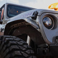 ~(38 lbs. 48X25X8)~ 18-Current - JL-JLU Odyssey Rear Flare - Semi Gloss Black Powder Coat Alum Semi Gloss Black PC