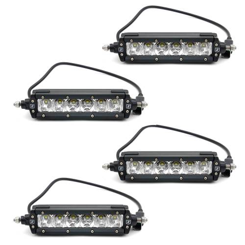 1517 F150 REVOLVER SERIES BLACK GRILLE WITHOUT CAMERA INCLUDES 4 6IN LED LIGHTS