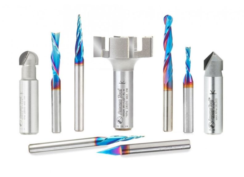 AMANA 9PC CNC BIT SET