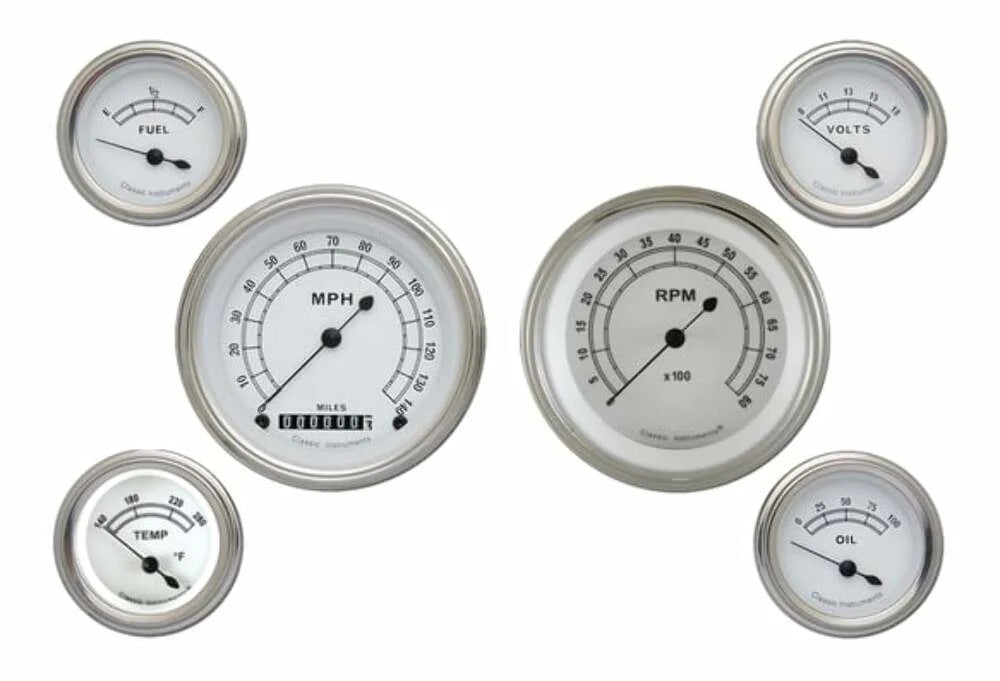 CLASSIC WHITE 6 GAUGE SET-GM