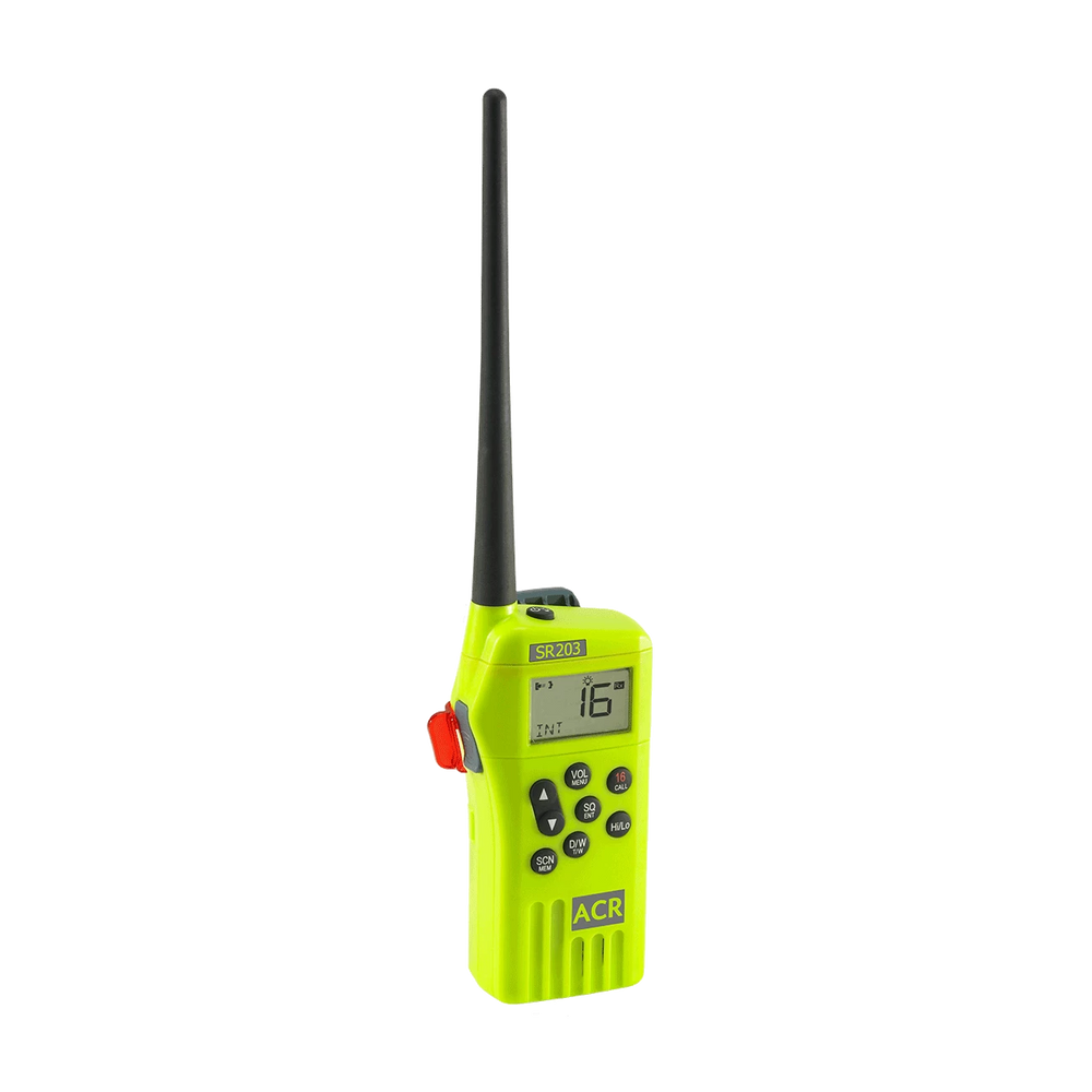 SURVIVAL VHF,SR203,RECHARGABLE BTRY