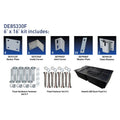 DOCK KIT 6'X12' FLTG CW (4) FLOATS