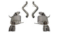 3.0 Cat-Back Dual Rear Exit with Single 4.0 Polished Pro-Series Tips