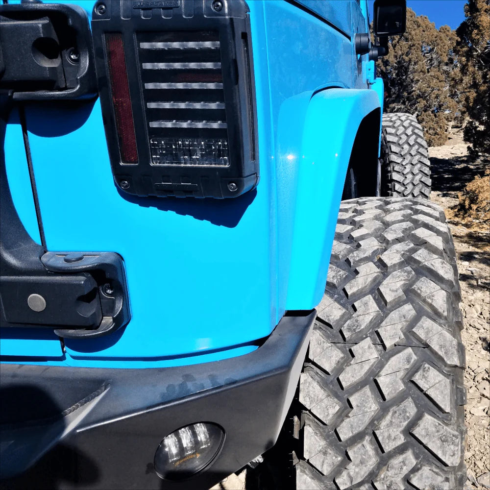 Crawler Rear Flare w/Skeletos - Textured Black Powder Coat