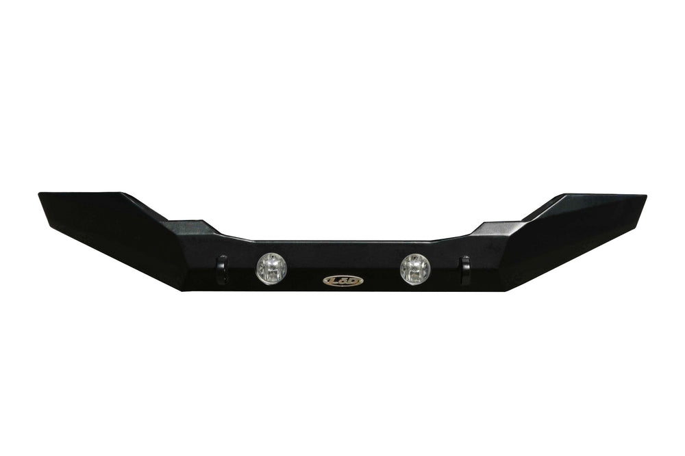 ~(90 lbs. 75X20X13)~ Destroyer Full-Width Front Bumper / NO GUARD Black Powder Coated 2007-2017 Jeep JK Wrangler