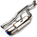 Invidia 08-09 WRX Sedan 76mm (101mm tip) RACING Titanium Tip Cat-back Exhaust