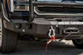 24C F150 STEALTH FRONT WINCH COMPATIBLE BUMPER LONESTAR GUARD TEXTURE BLACK