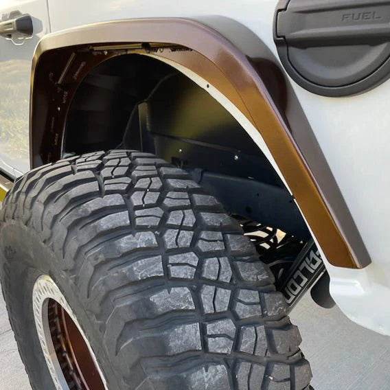 JT Crawler Rear Flare-Textured Black Powder Coat Nemesis Industries