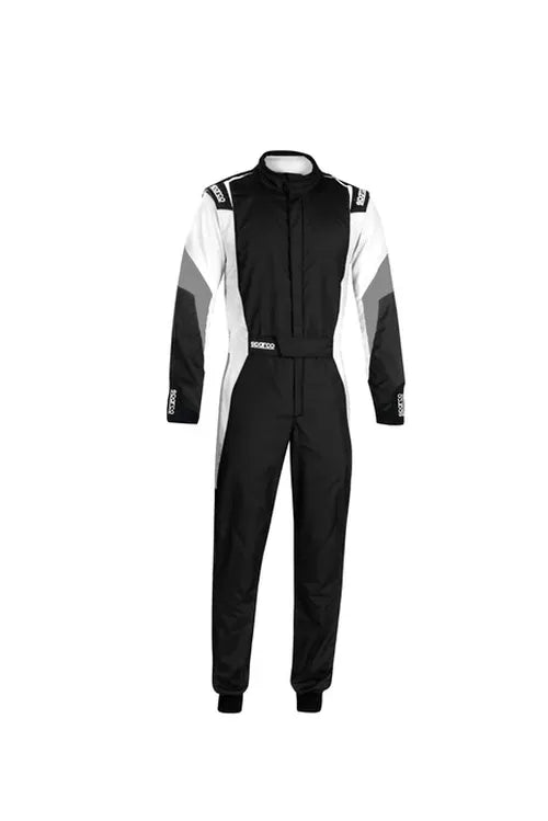 Sparco Suit Competition (Boot Cuff) 66 Black/ White