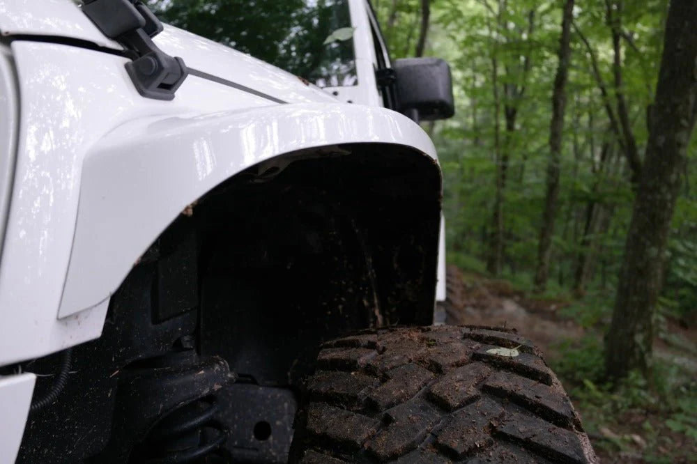 07-13 JK 2/4 Door Notorious Front Flare w/Skeletos Black Powder Coat