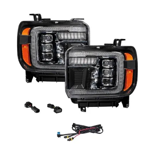 1419 SIERRA 2500/3500 LED PROJECTOR HEADLIGHTS (PAIR)