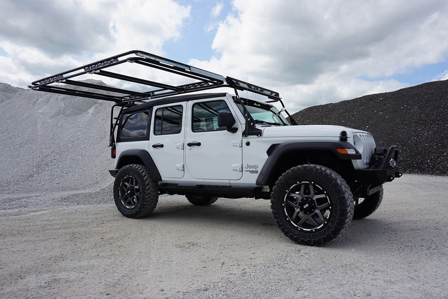 Destroyer 4 Door Sliding Rack Kit (Black Powder Coated) (box 1)