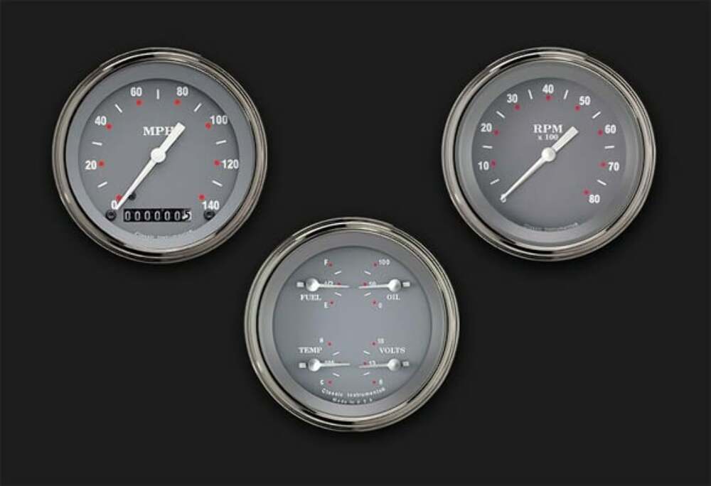 SG SERIES 3IN SPEEDO/QUAD/TACH-GM